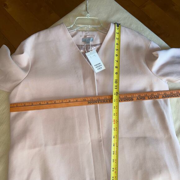 NWT COS Pink Trench coat full zip women’s size 10 retail $225 - Picture 11 of 12
